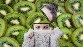 另类创意水果人物图片